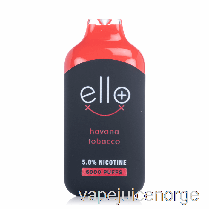 Vape Juice Blvk Ello Pluss 6000 Engangs Havana Tobakk